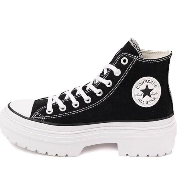 Womens Converse Chuck Taylor All Star Lugged Heel High-Top Sneaker - Black 10.5 - Picture 1 of 8